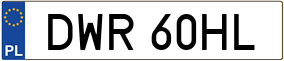 Truck License Plate